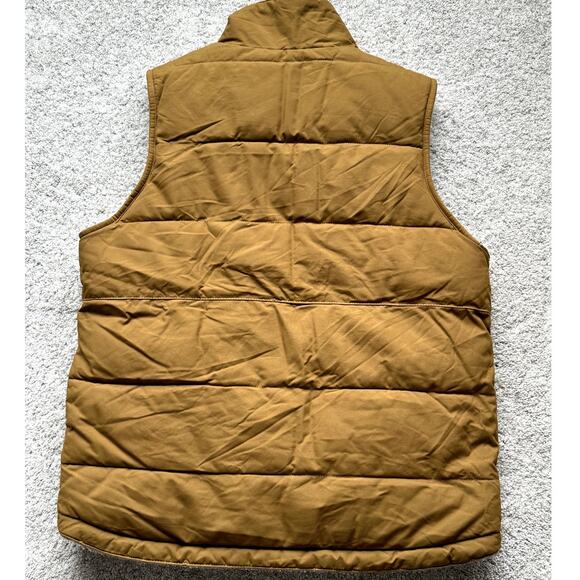 Carhartt Women Size 4-6 Montana Reversible Relaxed Fit Insulated Vest Oak Brown - Picture 2 of 10